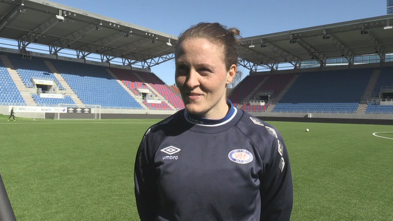Isabell Herlovsen før møtet med Kolbotn